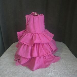 SHEIN Pink Layered Kids Dress